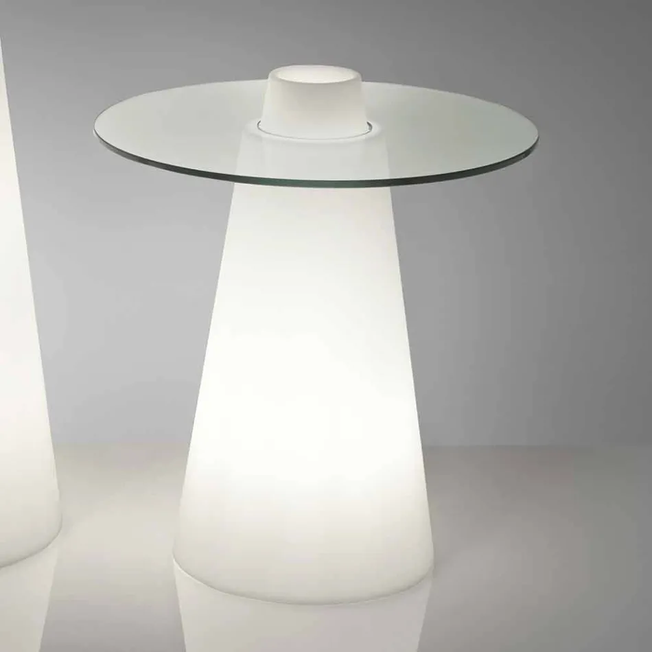 Sticlă de polietilenă din sticlă de masă din sticlă interioară (H80) lăcuită în Italia Viadurini