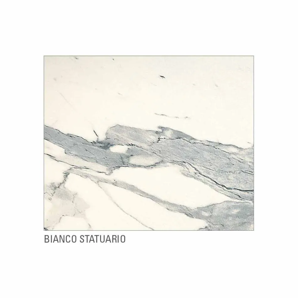 Masă de luat masa în butoi din Laminam și marmură sintetică Made in Italy - Brontolo Viadurini