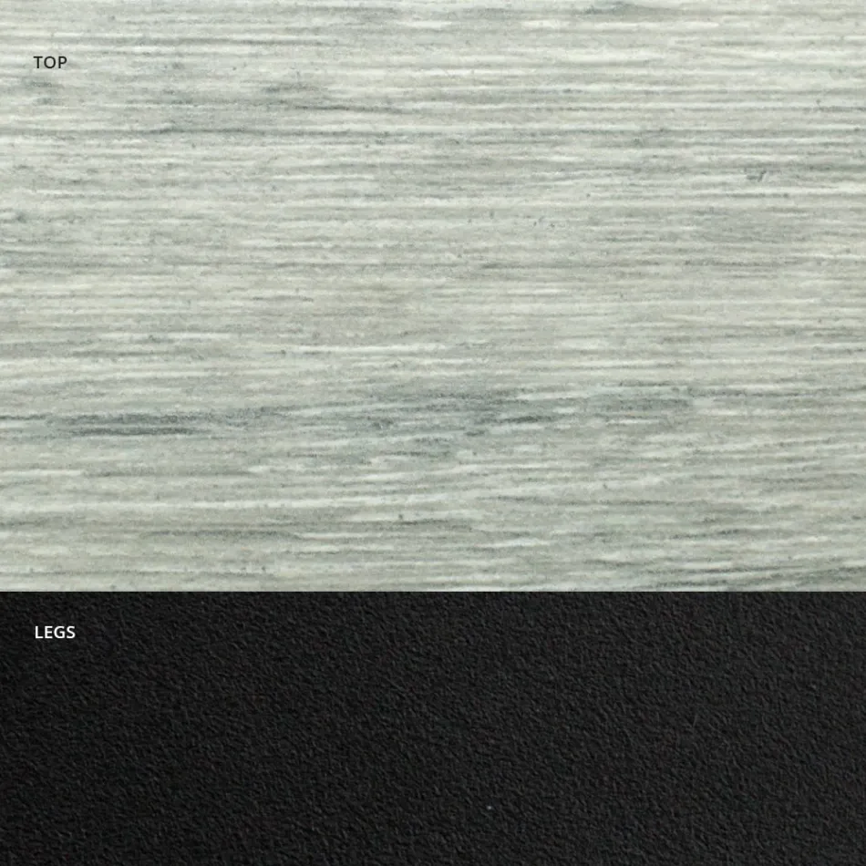 Masa de sufragerie in forma de butoi din laminat cu efect de lemn Made in Italy - Cave Viadurini