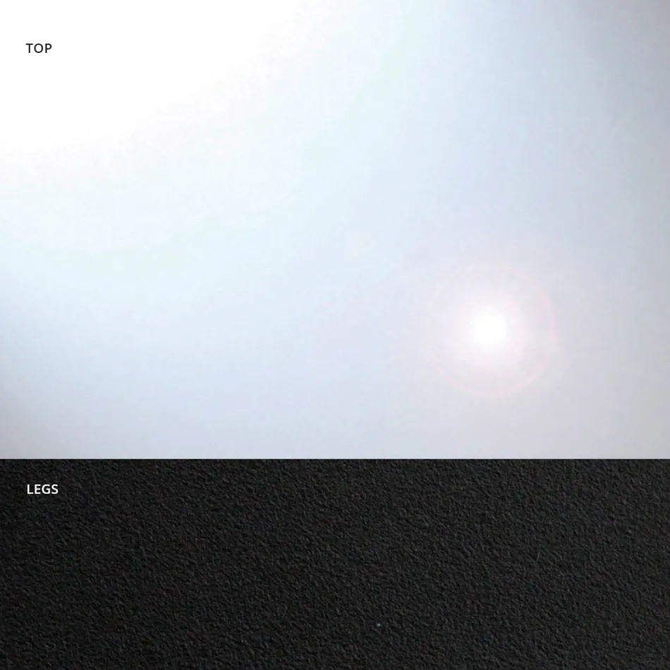 Masa de sufragerie in forma de butoi din sticla si otel Made in Italy - Cave Viadurini