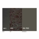 Masă extensibilă de luat masa până la 298 cm în blat din metal și ceramică - Anaconda Viadurini