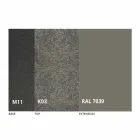 Masă extensibilă de luat masa până la 298 cm în blat din metal și ceramică - Anaconda Viadurini