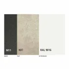 Masă extensibilă de luat masa până la 298 cm în blat din metal și ceramică - Anaconda Viadurini