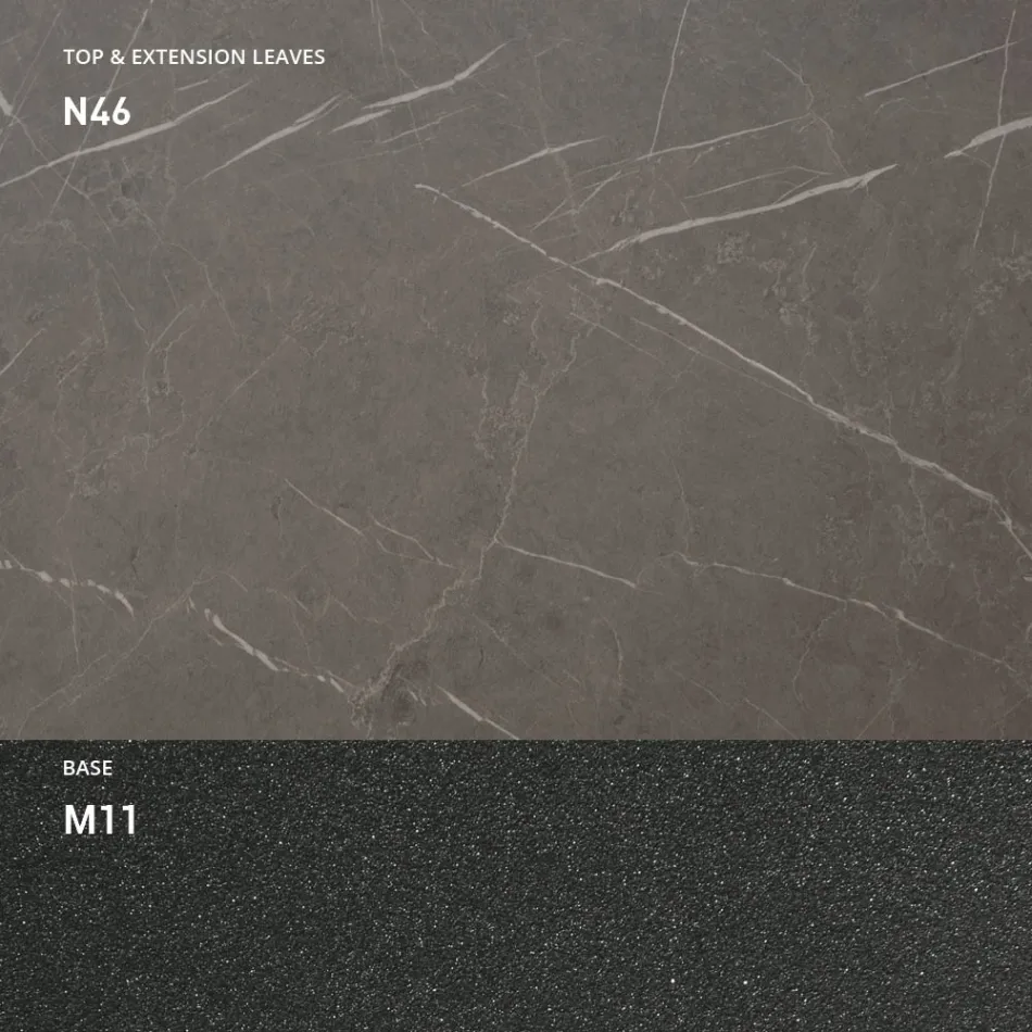 Masa de sufragerie extensibila pana la 298 cm din melamina Made in Italy - Fedemo Viadurini