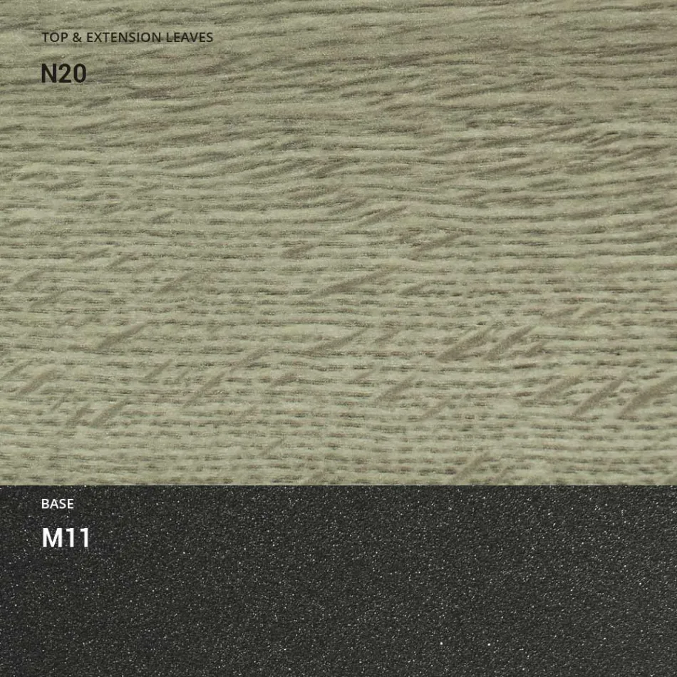 Masa de sufragerie extensibila pana la 298 cm din melamina Made in Italy - Fedemo Viadurini