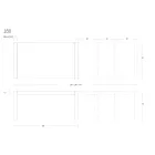 Masa de sufragerie din metal extensibila pana la 310 cm Made in Italy - Euclide Viadurini