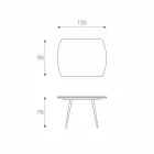 Masă extensibilă cu Japonia Viadurini