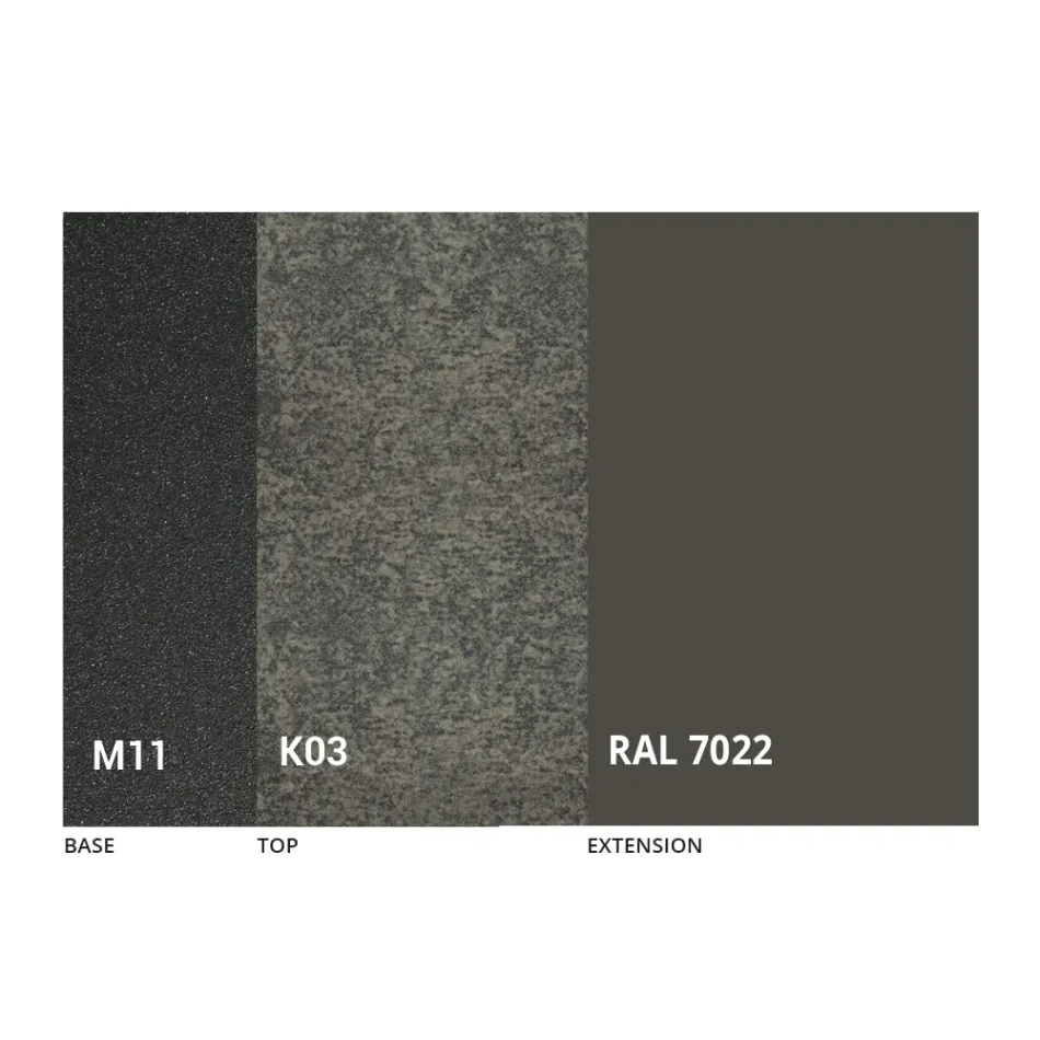 Masă extensibilă de masă Până la 170 cm în ceramică Made in Italy - Tremiti Viadurini