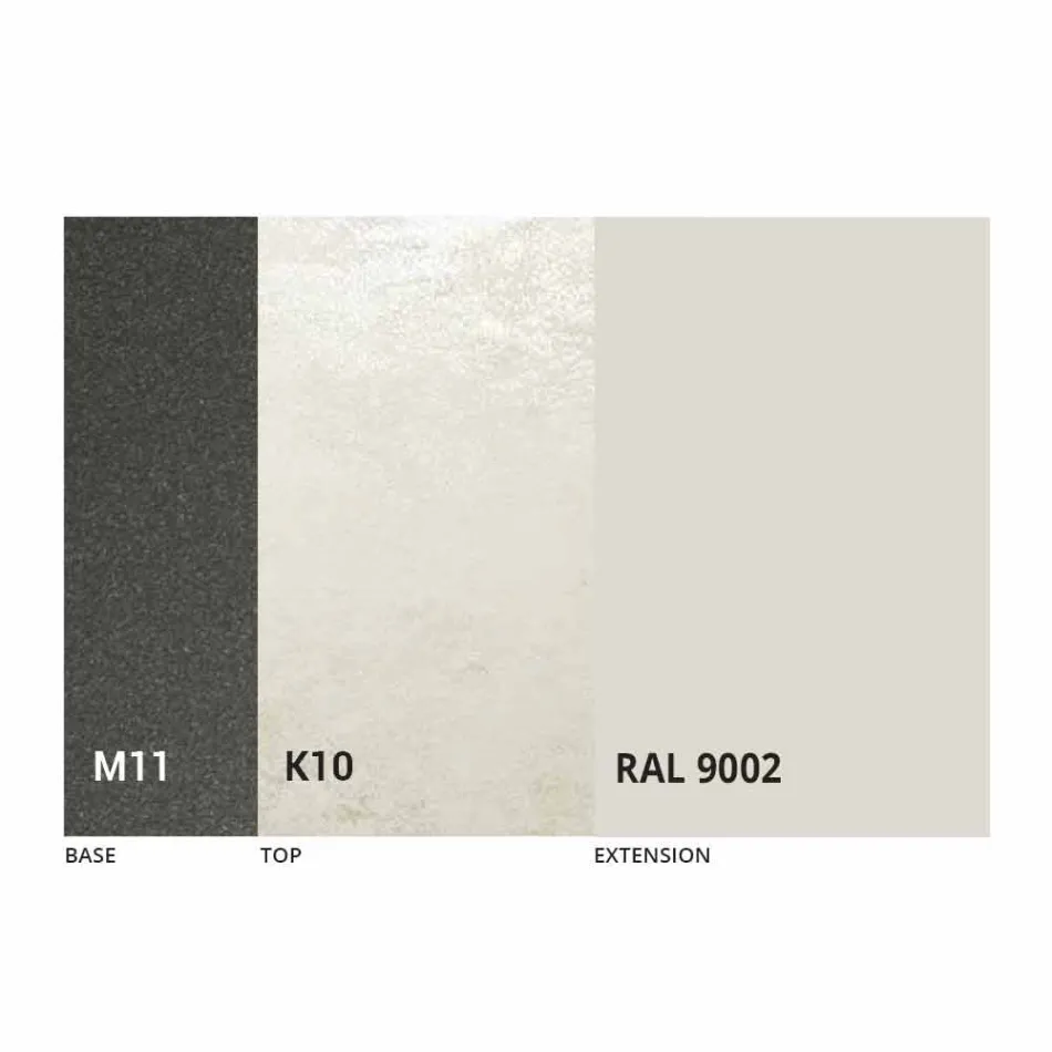 Masă extensibilă de masă Până la 170 cm în ceramică Made in Italy - Tremiti Viadurini