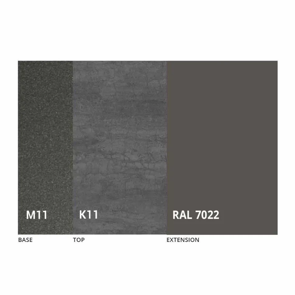 Masă extensibilă de masă Până la 170 cm în ceramică Made in Italy - Tremiti Viadurini