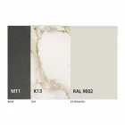 Masă extensibilă de masă Până la 170 cm în ceramică Made in Italy - Tremiti Viadurini