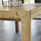 Masă extensibilă de până la 240 cm, furnir de stejar Cyrus Viadurini