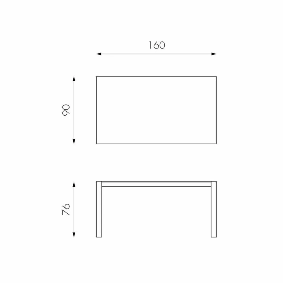 Ciro stejar extinde masa pana la 240 cm Viadurini