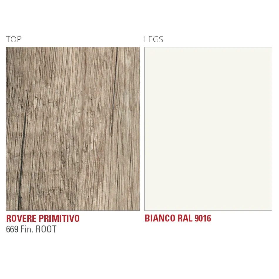 Masa de sufragerie extensibila pana la 252 cm in Hpl Made in Italy - Efisto Viadurini