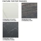 Masa de sufragerie extensibila pana la 278 cm in Laminam Made in Italy - Settimmio Viadurini