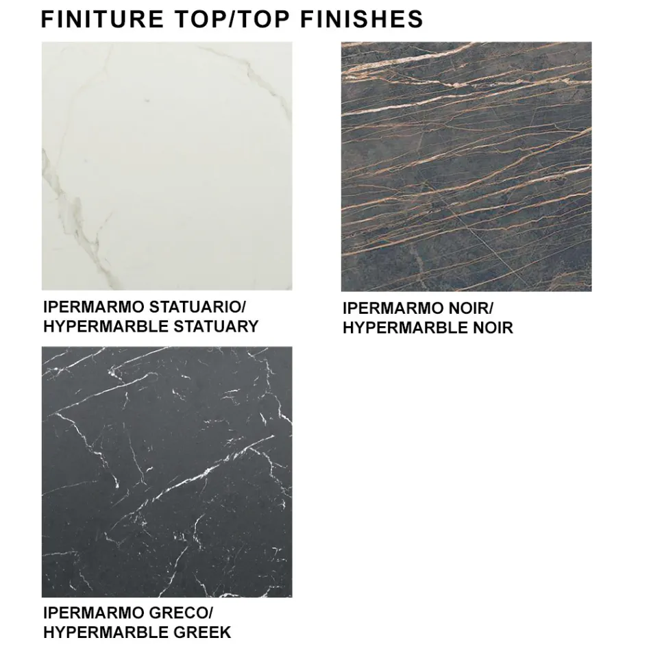 Masa de sufragerie extensibila pana la 278 cm in Laminam Made in Italy - Settimmio Viadurini