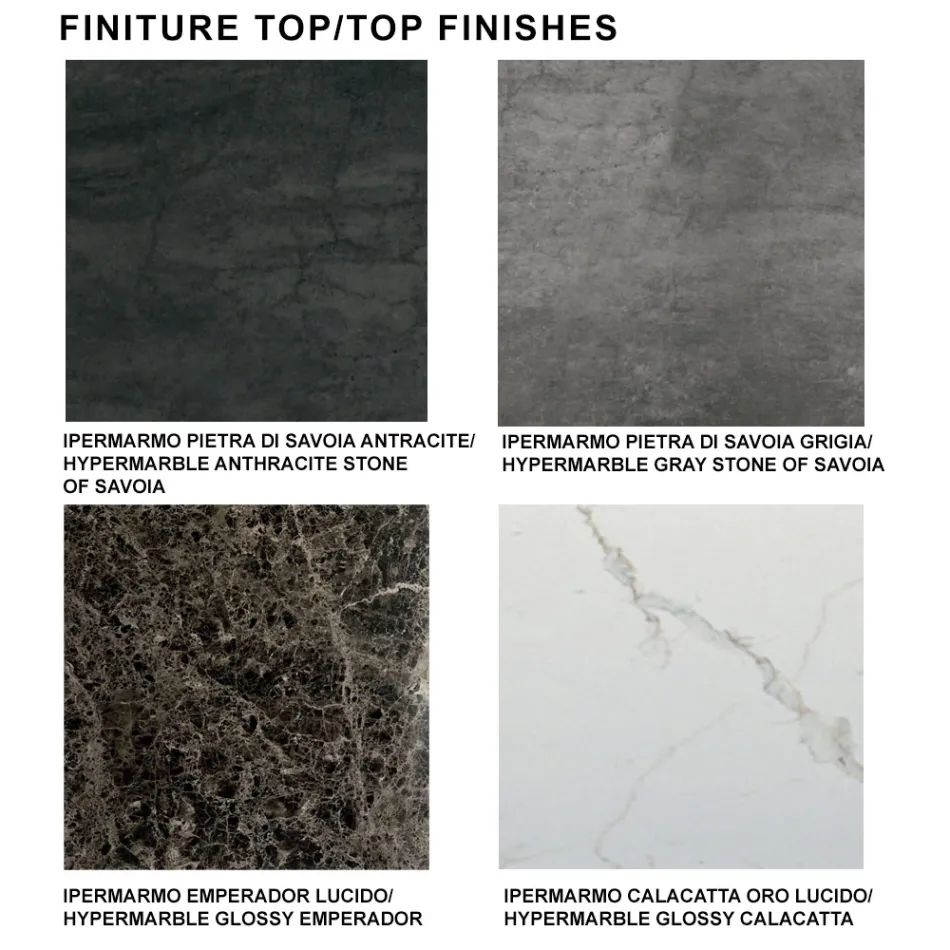 Masa de sufragerie extensibila pana la 278 cm in Laminam Made in Italy - Settimmio Viadurini