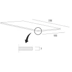 Masa de sufragerie extensibila pana la 280 cm in Fenix Made in Italy - Eolo Viadurini