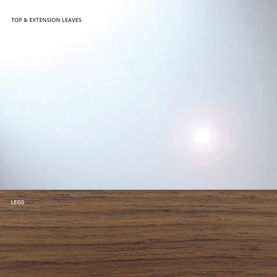 Masa de sufragerie extensibila pana la 280 cm din sticla Made in Italy - Antimo Viadurini