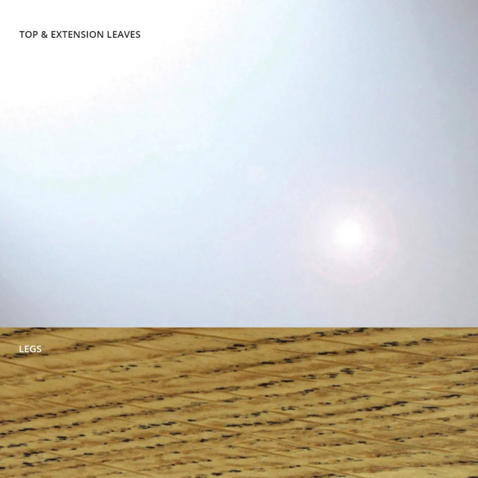 Masa de sufragerie extensibila pana la 280 cm din sticla Made in Italy - Antimo Viadurini