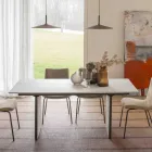 Masă extensibilă de până la 280 sau 298 cm cu blat ceramic - Nomia Viadurini
