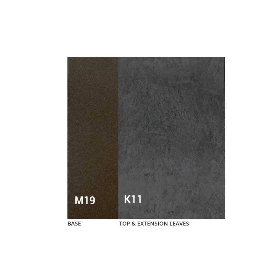 Masă extensibilă de până la 280 sau 298 cm cu blat ceramic - Nomia Viadurini