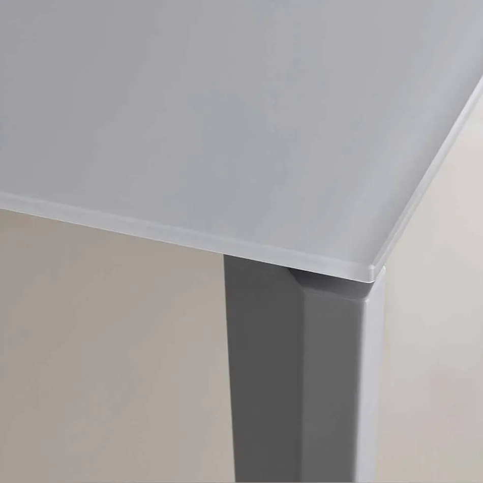 Masă extensibilă de mese Până la 290 cm în cristal Made in Italy - Polonio Viadurini