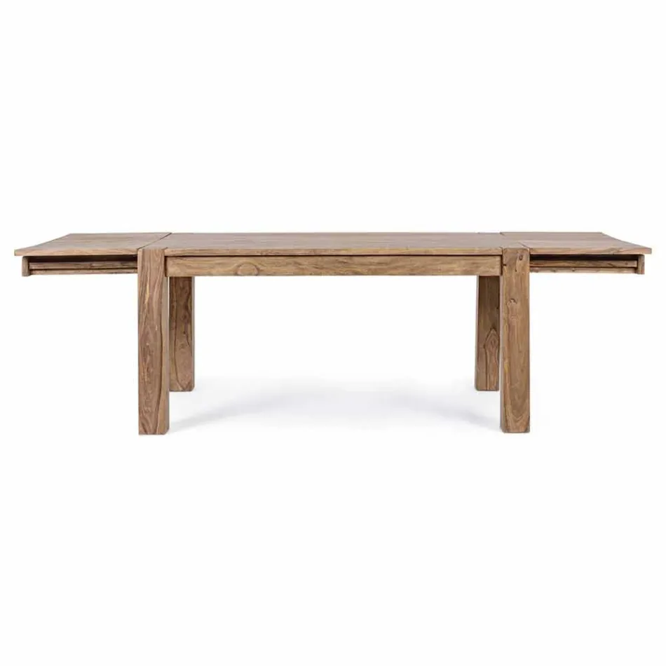Homemotion - Masă de sufragerie extensibilă Wonder Wood Până la 300 cm Viadurini
