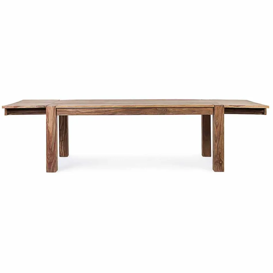 Homemotion - Masă de sufragerie extensibilă Wonder Wood Până la 300 cm Viadurini