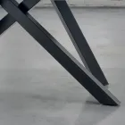 Masa de sufragerie extensibila pana la 300 cm din lemn furniruit - Settimmio Viadurini