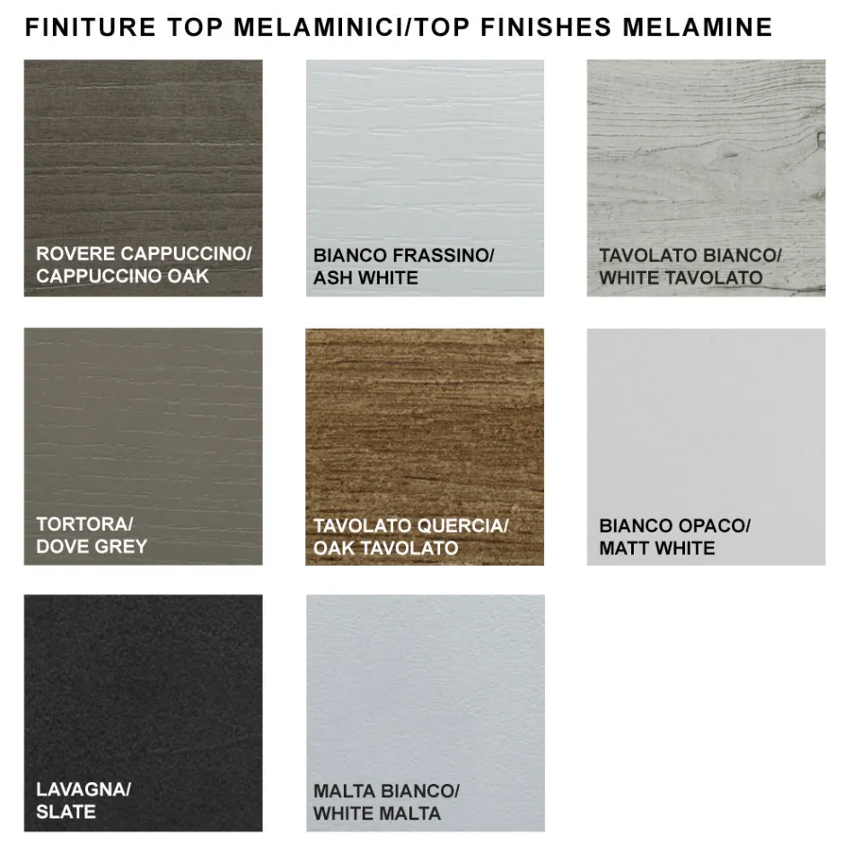 Masa de sufragerie extensibila pana la 310 cm din melaminata Made in Italy - Anii '70 Viadurini