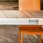 Masă extensibilă de până la 320 cm, design modern Oky Viadurini