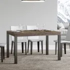 Masa de sufragerie extensibila pana la 440 cm din Lemn si Fier Made in Italy - Foxy Viadurini