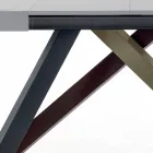 Masa de sufragerie extensibila pana la 450 cm din laminat Made in Italy - Salentino Viadurini