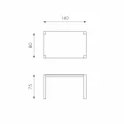 Masa extensibila din lemn de stejar Fedro, realizata in Italia Viadurini