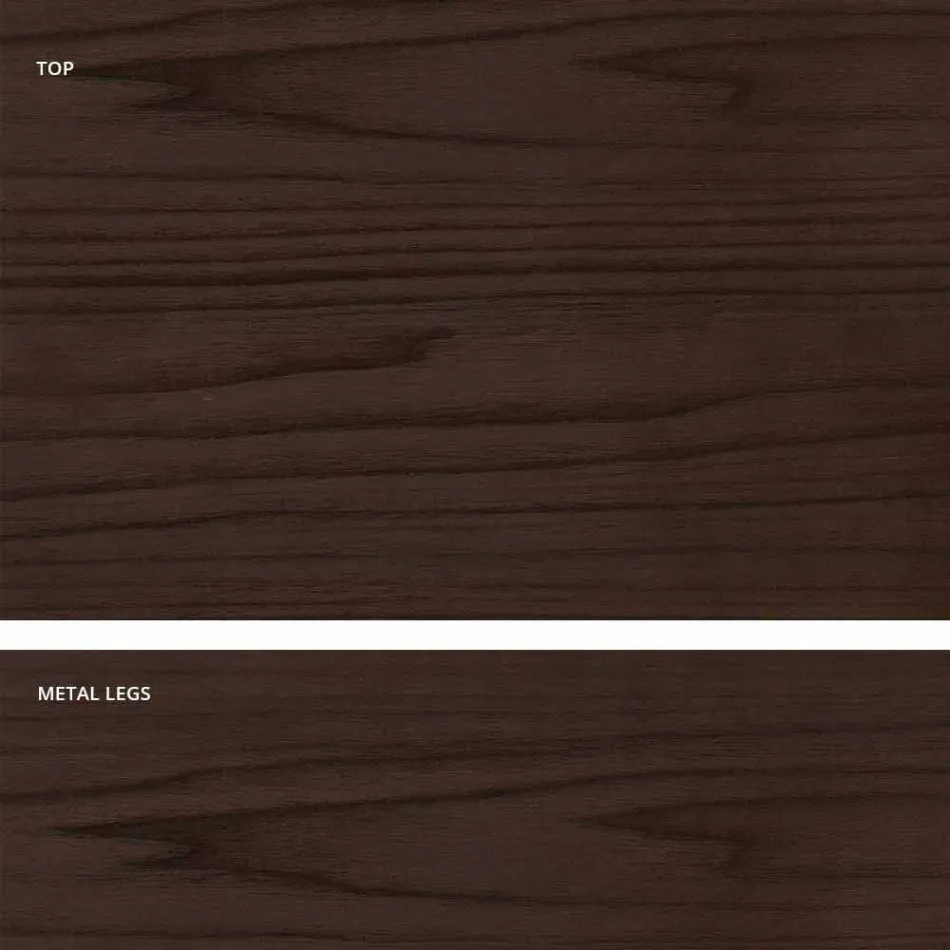 Masa extensibila din lemn melaminat din Italia, Oky Viadurini