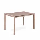 mese de masă de sticlă de masă și metal Oddo Viadurini