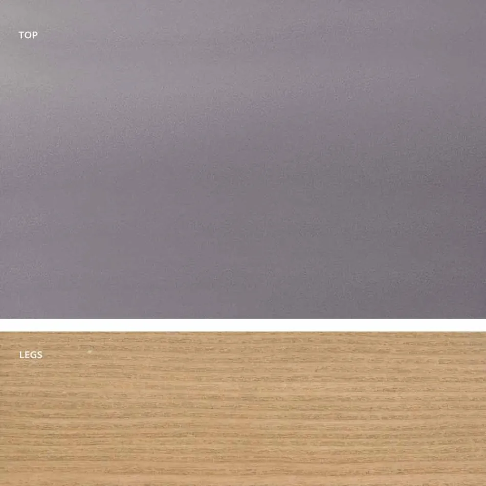 Dimitri masă de masă din sticlă afumată extensibilă din Italia Viadurini