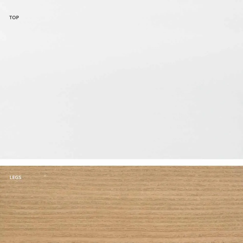 Masă de sufragerie modernă din sticlă realizată din Italia, Azad Viadurini