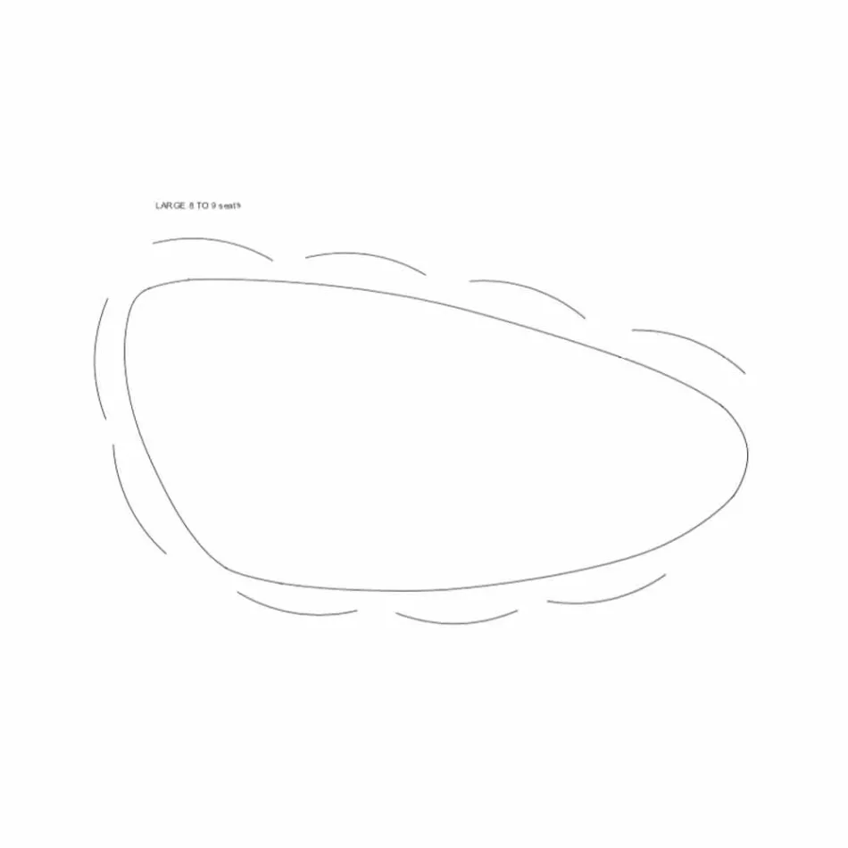 Masă de luat masa artizanală din lemn masiv de nuc fabricat în Italia - Nocino Viadurini