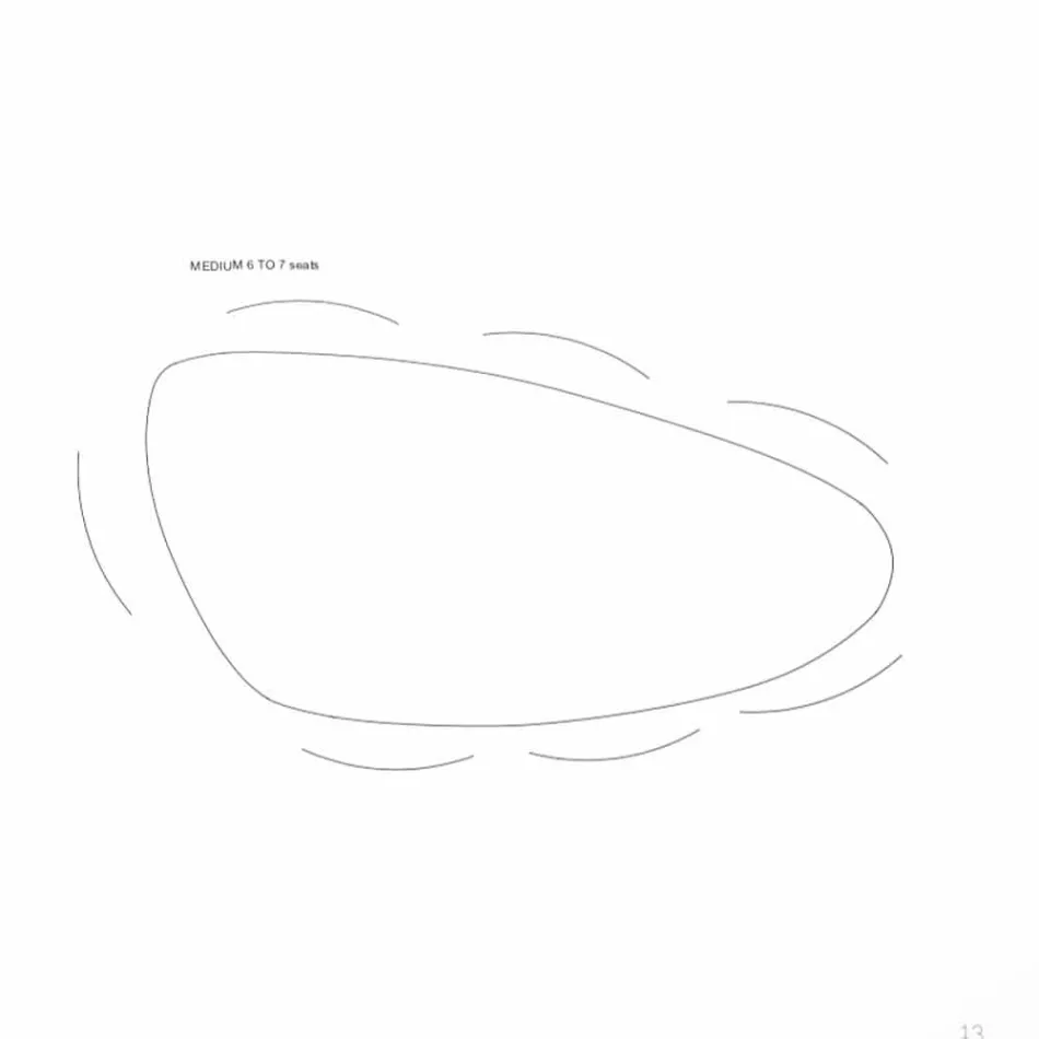 Masă de luat masa artizanală din lemn masiv de nuc fabricat în Italia - Nocino Viadurini