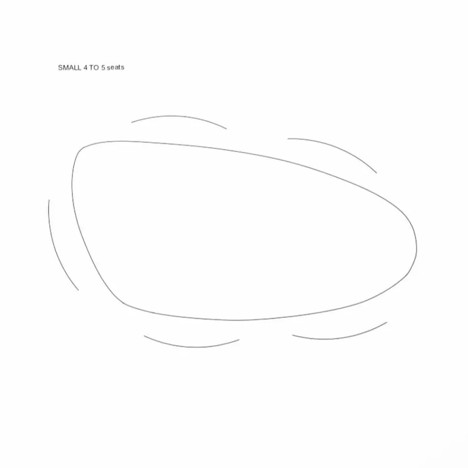 Masă de luat masa artizanală din lemn masiv de nuc fabricat în Italia - Nocino Viadurini