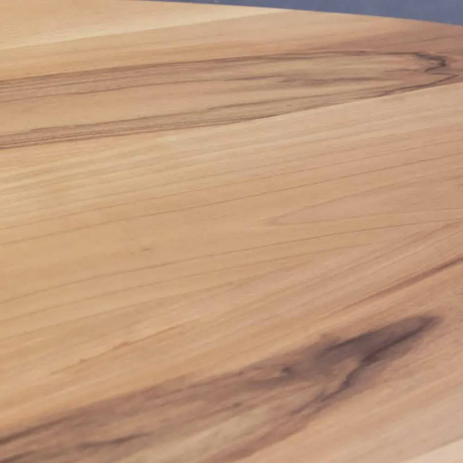 Masă de luat masa artizanală din lemn masiv de nuc fabricat în Italia - Nocino Viadurini