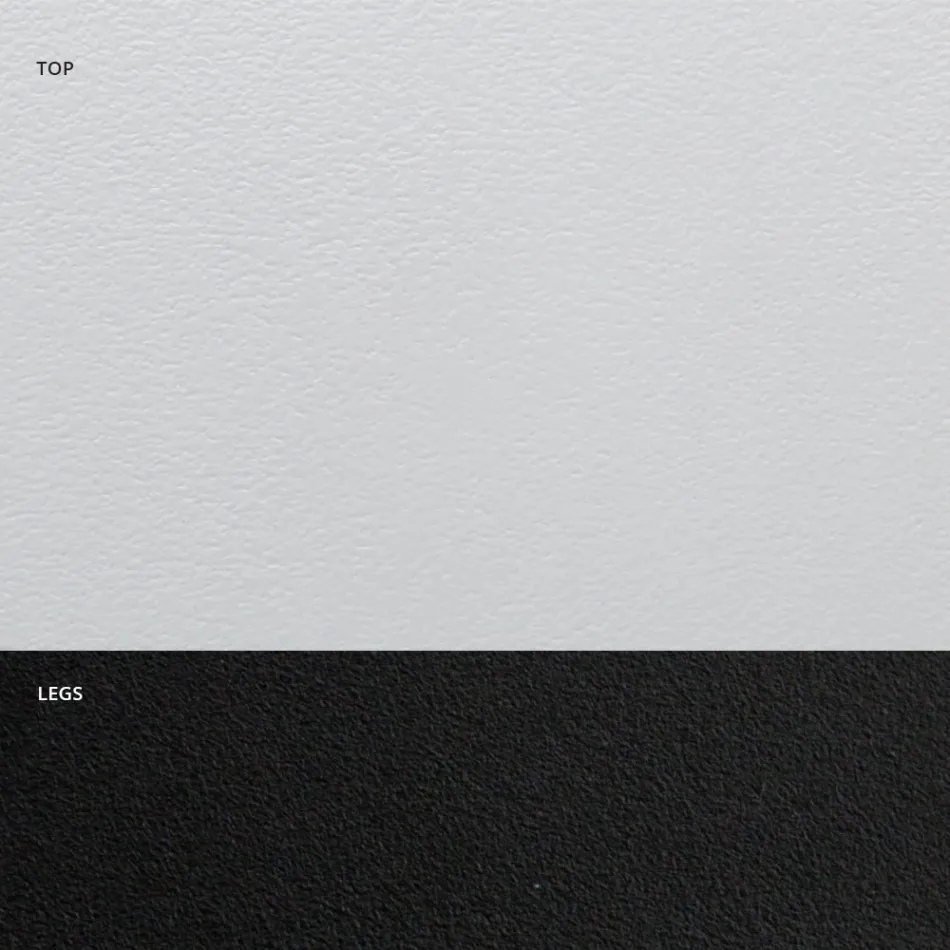 Masa de sufragerie cu blat de butoi din laminat HPL Made in Italy - Grotta Viadurini