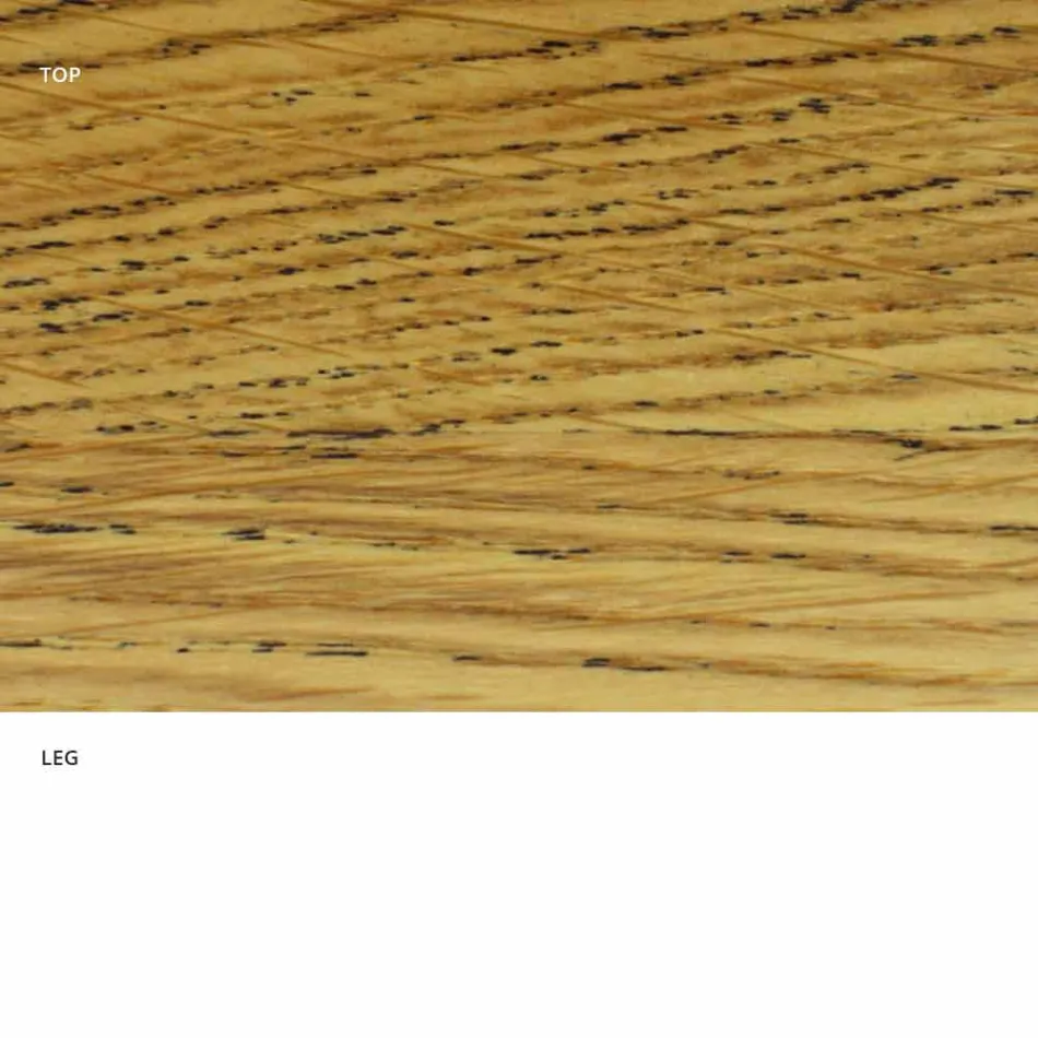 Masa de sufragerie cu blat furniruit oval Made in Italy - Dolari Viadurini