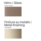 Masă de sufragerie Opalia 320 cm din sticlă și metal, fabricată în Italia Viadurini