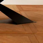 Masă de masă modernă cu design Elliot fabricată din lemn de stejar din Italia Viadurini