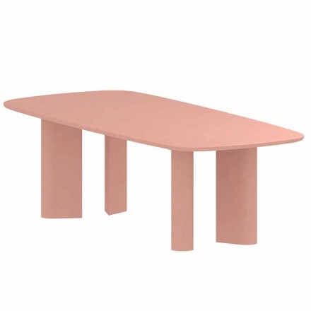Masă de luat masa din argilă Made in Italy - Masă geometrică Bonaldo Viadurini