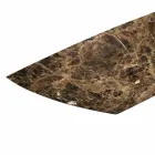 Masă de design din bazin din sticlă ceramică și afumată fabricată în Italia - la întâmplare Viadurini