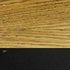 Masa de sufragerie furniruita cu baza din otel Made in Italy - Dalmatian Viadurini